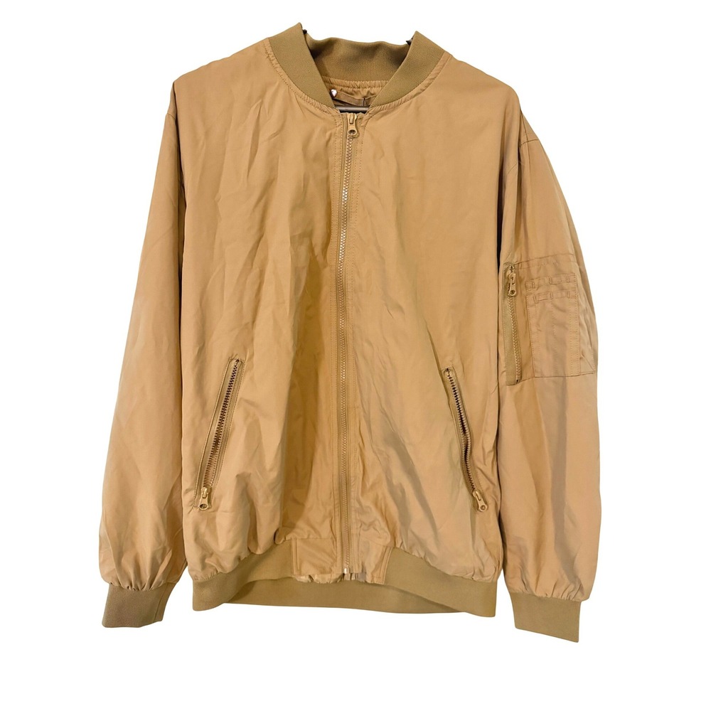 Antivento Dark Khaki Water Resistant Bomber Jacket Mens Large Gorp Tech EarthNWT